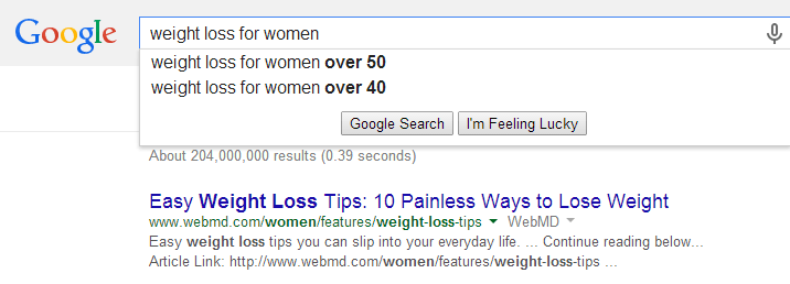 google suggest
