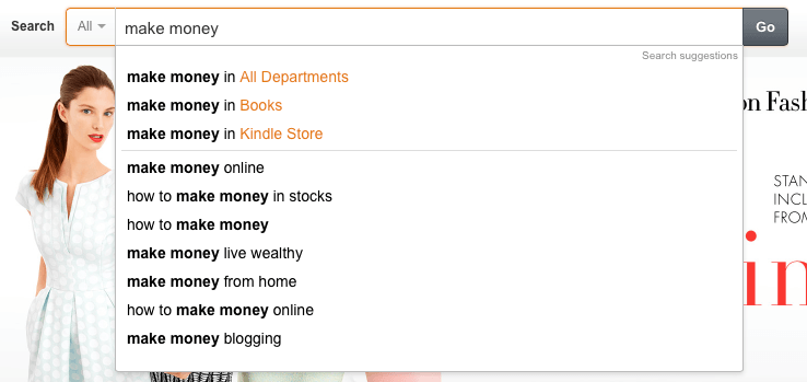 amazon auto complete