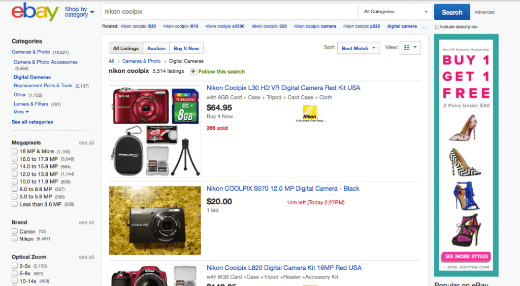 ebay product search