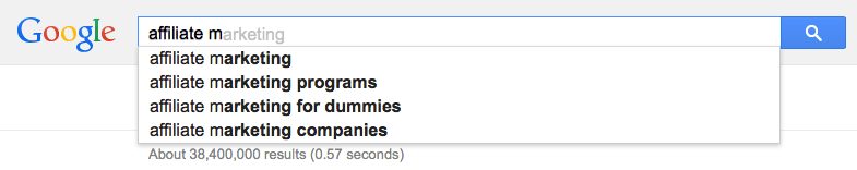 google autocomplete
