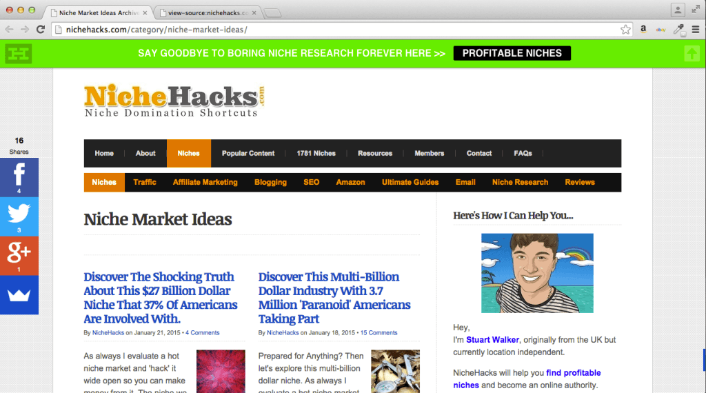 niche hacks chrome